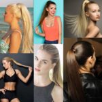 18 # peluca invisible sin costuras estilo vendaje peluca de pelo largo y recto cola de caballo - Imagen 4