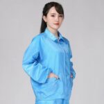 Mono de solapa con chaqueta antiestática, corta, corta, sin polvo, talla: XXXXXL, Size:XXXXXL