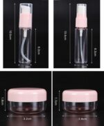 Kit de botellas de cosméticos de tamaño de viaje - Imagen 4