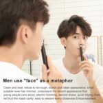Original Xiaomi Youpin ShowSeeee DC 1.5V 2W Portátil Portátil Portátil Caja eléctrica Nariz Electric Trimmer Shave Blade - Imagen 2