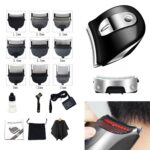 Afeitadora eléctrica para hombres HJ-2019 Fader cortadora de cabello de autoayuda con paño + esponja + cabezal cortador de repuesto, versión estándar, enchufe CN