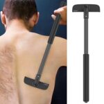 XPREEN XPRE034 Mango estirable Hoja de acero inoxidable Afeitadora trasera Maquinilla de afeitar ajustable con cordón para hombres, XPRE034