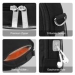 HAWEEL-Bolso pequeño de hombro tipo mensajero para tableta Digital, calentador de teléfono, bolsa de almacenamiento con calentador de manos - Imagen 3
