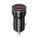 Cargador de coche USB doble WK WP-C43 Starroad serie 15W, WP-C43 (Black)
