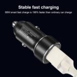WK WP-C46 Starroad Serie Vieyie 15W Cargador de coche de doble USB, WP-C46 (Black) - Imagen 3