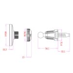 Soporte de coche de carga inalámbrico magnético transparente de salida de aire de wlons - Imagen 2