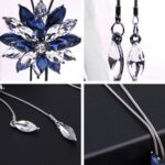 Accesorios de vestido de verano con cadena de suéter de flores preciosas para mujer a la moda - Imagen 3