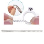 5mm 10cm Tamaño del anillo Tensor Reductor Herramientas de cambio de tamaño Anillo Ajustador en espiral para macho