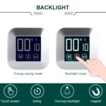 TS-83 Touch Timer Alarm Clock Kitchen Food LCD Large Screen Countdown Electronic Reminder - Imagen 5