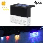 6 PCS LED Solar Deck Light Impermeable Jardín / Hogar / Entrada / Escaleras / Pared exterior
