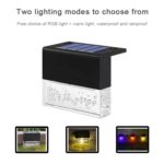 6 PCS LED Solar Deck Light Impermeable Jardín / Hogar / Entrada / Escaleras / Pared exterior - Imagen 3