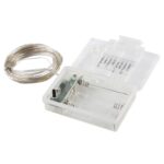 Caja de 50 LED, 3 pilas AA, lámpara de hadas, luz decorativa con mando a distancia, CC 5V, Warm White/Remote Control - Imagen 3