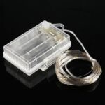 Caja de 50 LED, 3 pilas AA, lámpara de hadas, luz decorativa con mando a distancia, CC 5V, Warm White/Remote Control - Imagen 4