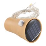1m 10 LEDs SMD 0603 Luz de cadena de alambre de cobre con energía solar Lámpara de hadas Luz decorativa, 1m Blue Light, 1m Colorful Light, 1m White Light, 1m Warm White - Imagen 3