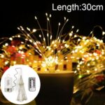 Caja de 150 pilas LED Luz decorativa LED con mando a distancia, 30CM Warm White