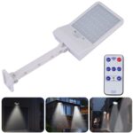 Lámpara plana de control remoto solar de 6W 800LM 48 LED con soporte