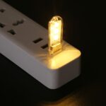 Lámpara de noche portátil con luz de libro LED USB 3 LED 5730 SMD, 3 LEDs - Imagen 4
