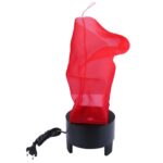 [Enchufe de 220 V EE. UU./ UE] Lámpara de llama falsa ardiente de simulación artificial, Altura de la llama: aproximadamente 20 cm, Antorcha Fuego Olla Luz de cuenco para decoración de fiestas festivas - Imagen 2