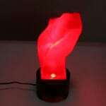 [Enchufe de 220 V EE. UU./ UE] Lámpara de llama falsa ardiente de simulación artificial, Altura de la llama: aproximadamente 20 cm, Antorcha Fuego Olla Luz de cuenco para decoración de fiestas festivas - Imagen 5