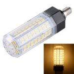 Bombilla de bajo consumo SMD 5730, CA 110-265 V, E14 144 LEDs Warm White