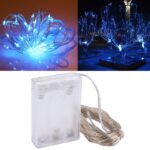 100 LED SMD 06033 x pilas AA caja lámpara de hadas luz decorativa, DC 5V, 10m Blue Light