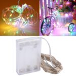 100 LED SMD 06033 x pilas AA caja lámpara de hadas luz decorativa, DC 5V, 10m Colorful Light