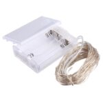 100 LED SMD 06033 x pilas AA caja lámpara de hadas luz decorativa, DC 5V, 10m Colorful Light - Imagen 3
