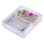 100 LED SMD 06033 x pilas AA caja lámpara de hadas luz decorativa, DC 5V, 10m Purple Light - Imagen 4