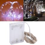 100 LED SMD 06033 x pilas AA caja lámpara de hadas luz decorativa, DC 5V, 10m White Light