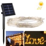 Luz decorativa de lámpara de hadas SMD 0603 de 100 LED, 10m Warm White