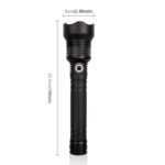 Flujo luminoso X92: linterna LED impermeable de 2000 lm, función de enfoque retráctil - Imagen 3