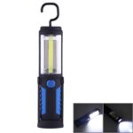 Luz de soporte de trabajo de emergencia portátil con carga USB multifunción de 400 LM con gancho magnético y giratorio de 360 grados