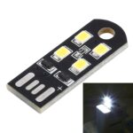 Luz USB de ahorro de energía ultradelgada de 4 LED