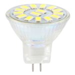 Foco LED MR11 15 LED 5730 SMD, CA/CC 12-30V