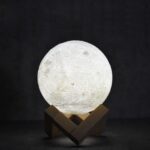 Luz nocturna LED de bajo consumo con carga USB y base de soporte de madera, Touch 2-color(8cm) - Imagen 2