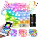 Decoración de Navidad Control remoto de cadena de cadena de alambre de cobre USB y control de aplicaciones móviles Bluetooth, longitud: 5m 50 LEDs - Imagen 2