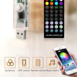 Decoración de Navidad Control remoto de cadena de cadena de alambre de cobre USB y control de aplicaciones móviles Bluetooth, longitud: 5m 50 LEDs - Imagen 4