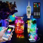 Decoración de Navidad Control remoto de cadena de cadena de alambre de cobre USB y control de aplicaciones móviles Bluetooth, longitud: 5m 50 LEDs - Imagen 5