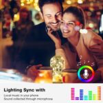 Decoración navideña RGB CHEPER STRING STRING LIGHT BLUETOOTH CONTROL DE APLICACIÓN MÓVIL, LONGITUD: 2M 20 LEDs - Imagen 3