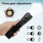 L-839 Proyector recargable USB Mini linterna portátil XPE Glare LED - Imagen 4