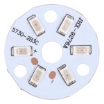 3W 6 LED SMD 5730 Módulo LED Lámpara Fuente de iluminación de techo, DC 9V Luz roja