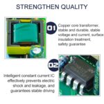 Adaptador de controlador LED de 12-18W Fuente de alimentación aislada CA 85-265V a CC 36-65V - Imagen 3