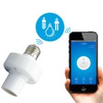 Sonoff Slampher RF eWelink Phone APP WiFi 2.4GHz E27 Smart Light Lamp Portalámparas con Alexa Echo Voice Control y Google Home para Smart Home, AC 90-250V