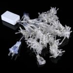 Cadena de luces de cortina de 300 LED con junta final, controlador multifunción y memoria a prueba de agua, enchufe de EE. UU., CA 110 V, Warm White US Plug - Imagen 2