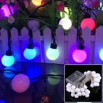Cadena de luces con 40 LED, 3 pilas AA, 3 modos, CC 4,5 V, 4m Colorful Light