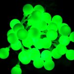 Cadena de luces con 40 LED, 3 pilas AA, 3 modos, CC 4,5 V, 4m Green Light - Imagen 5