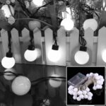 Cadena de luces con 40 LED, 3 pilas AA, 3 modos, CC 4,5 V, 4m White Light