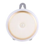 CL037 Luz blanca cálida Control remoto infrarrojo LED Luz nocturna, Luz de pared de dormitorio con carga USB, distancia de control remoto: 3-5 m - Imagen 2