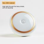 CL037 Luz blanca cálida Control remoto infrarrojo LED Luz nocturna, Luz de pared de dormitorio con carga USB, distancia de control remoto: 3-5 m - Imagen 3