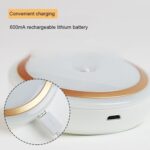 CL037 Luz blanca cálida Control remoto infrarrojo LED Luz nocturna, Luz de pared de dormitorio con carga USB, distancia de control remoto: 3-5 m - Imagen 5